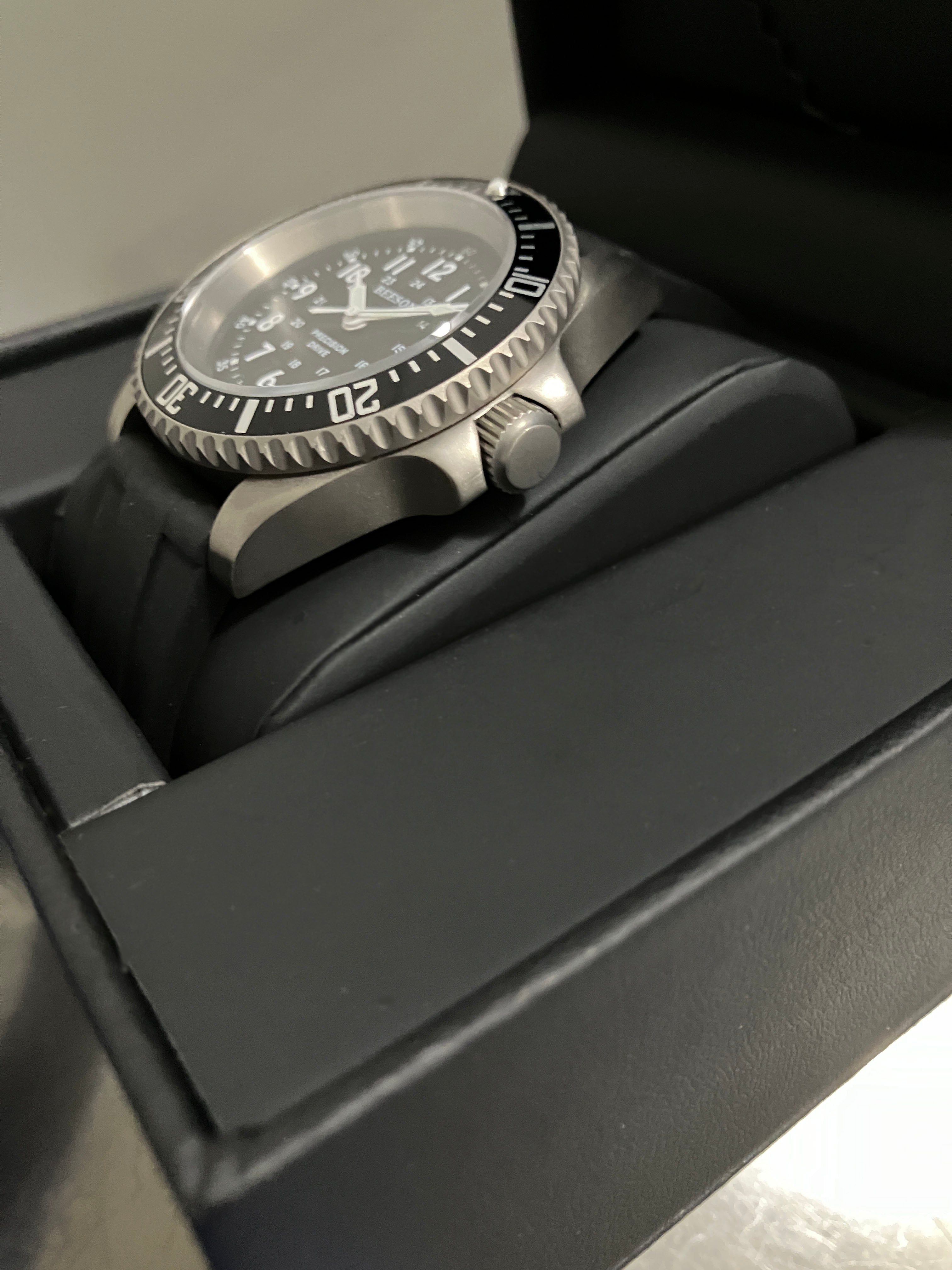 Titanium Field Dive Watch HAQ 40mm - High Accuracy Swiss ETA PreciDrive