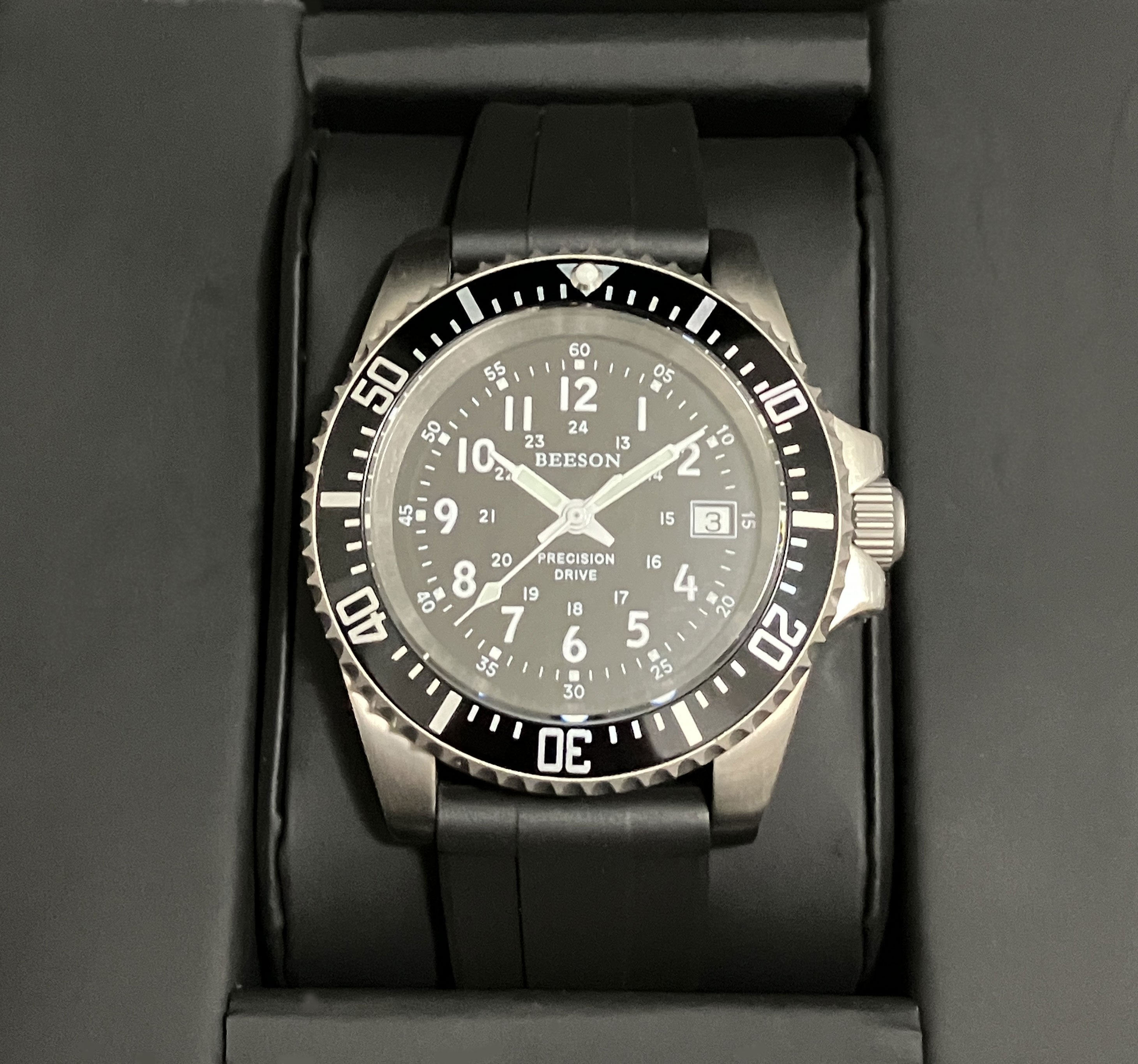 Titanium Field Dive Watch HAQ 40mm - High Accuracy Swiss ETA PreciDrive