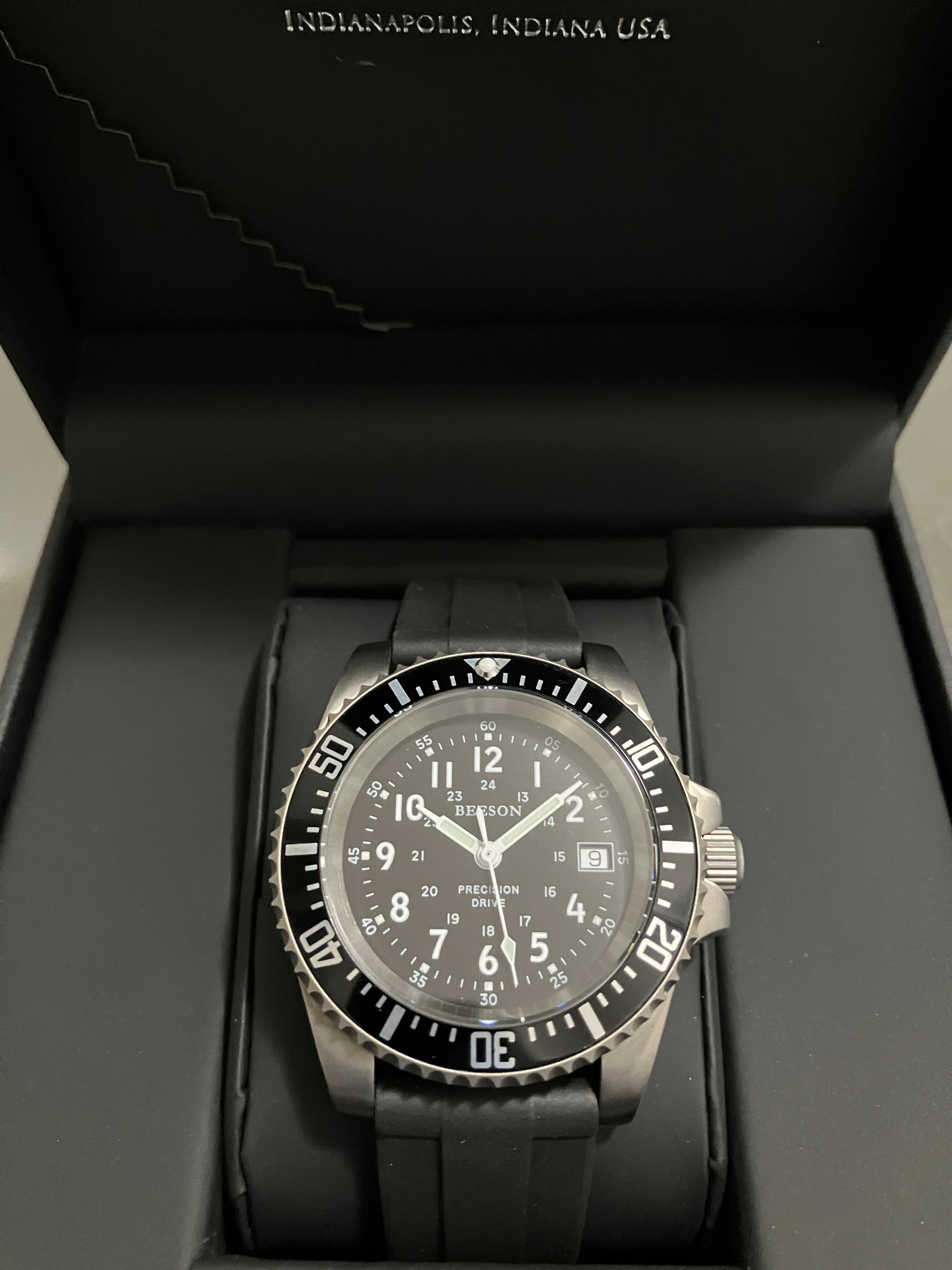 Titanium Field Dive Watch HAQ 40mm - High Accuracy Swiss ETA PreciDrive