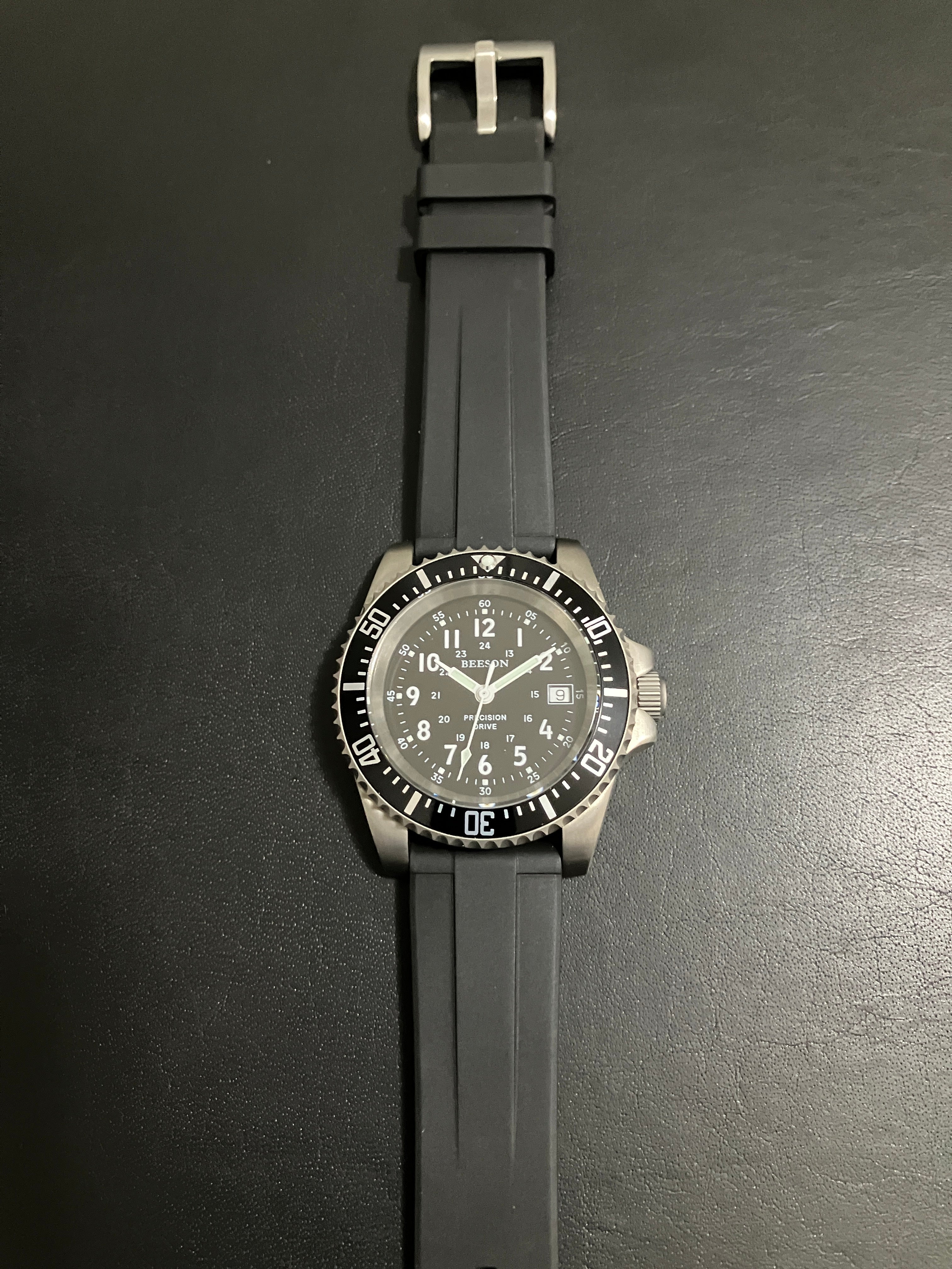 Titanium Field Dive Watch HAQ 40mm - High Accuracy Swiss ETA PreciDrive