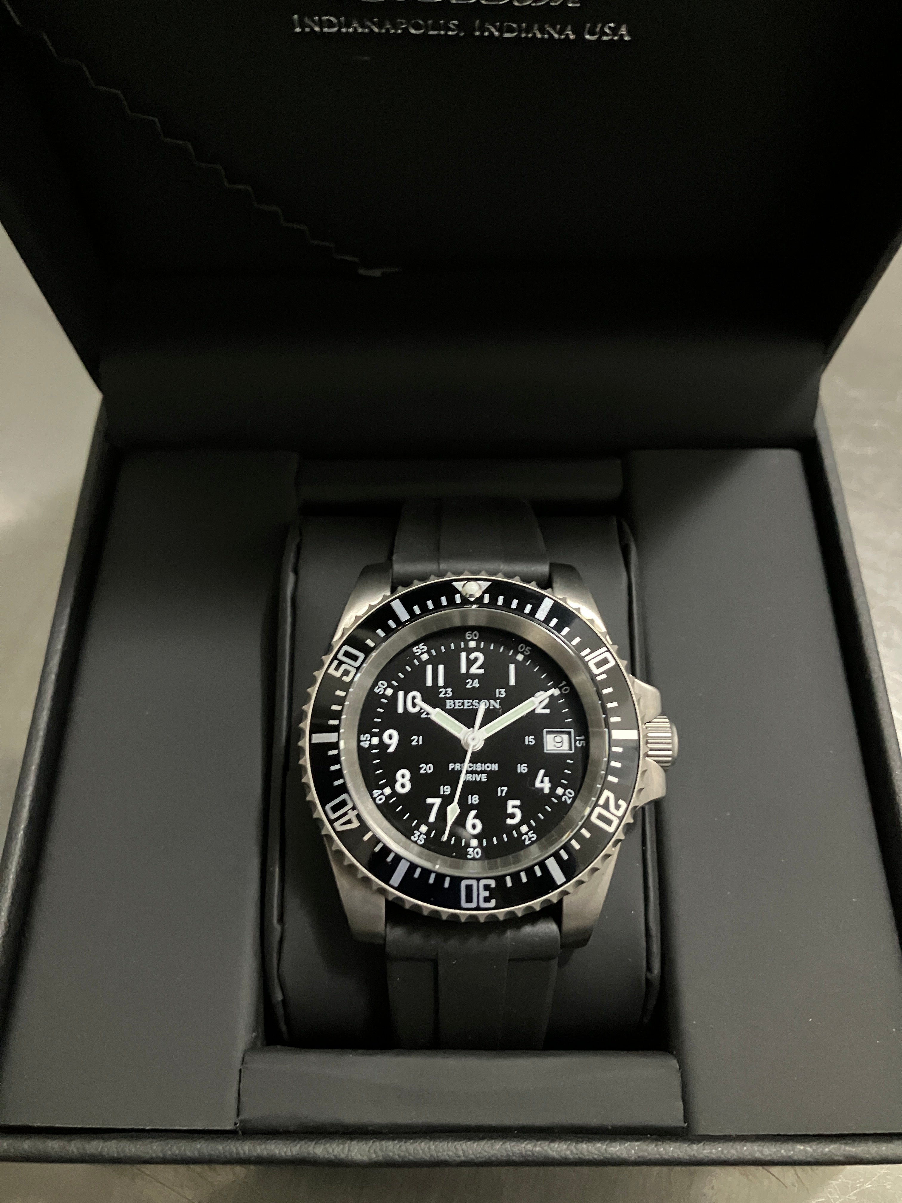 Titanium Field Dive Watch HAQ 40mm - High Accuracy Swiss ETA PreciDrive