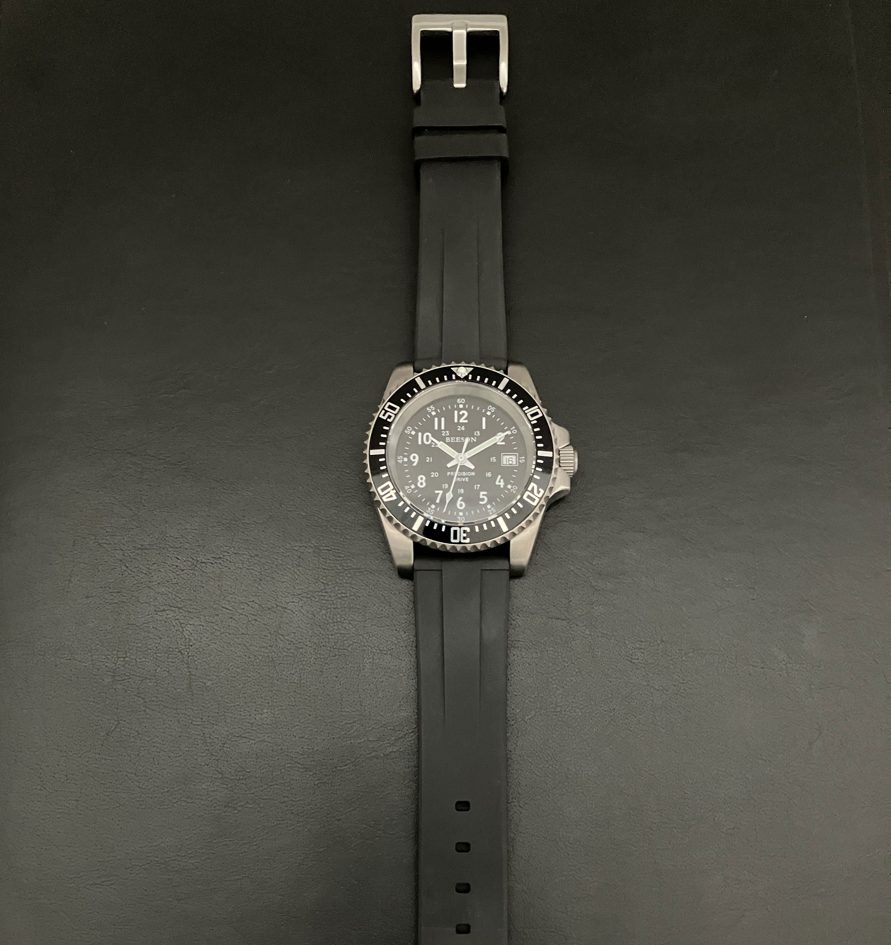 Titanium Field Dive Watch HAQ 40mm - High Accuracy Swiss ETA PreciDrive